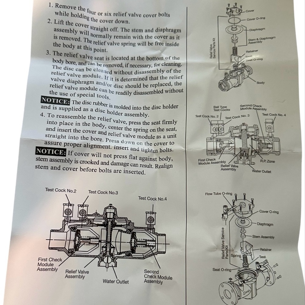 WATTS 0888524 Total Relief Valve Kit NIB - Picture 3 of 4